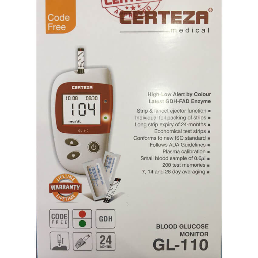 certeza blood glucose monitor