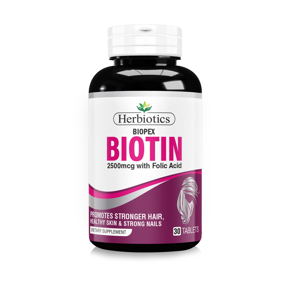 Herbiotics Biotin 2500mcg