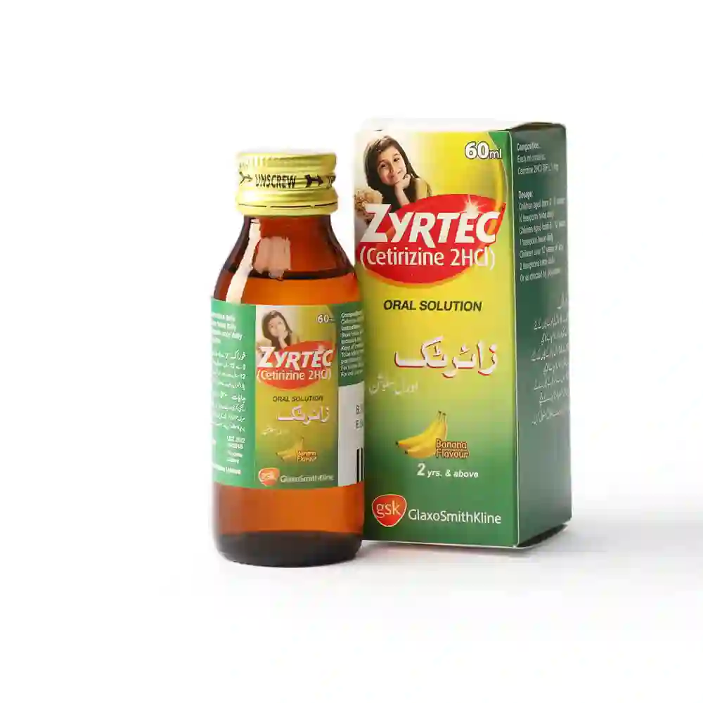 Zyrtec Syrup 60ml Uses, Side effects & Price in Pakistan