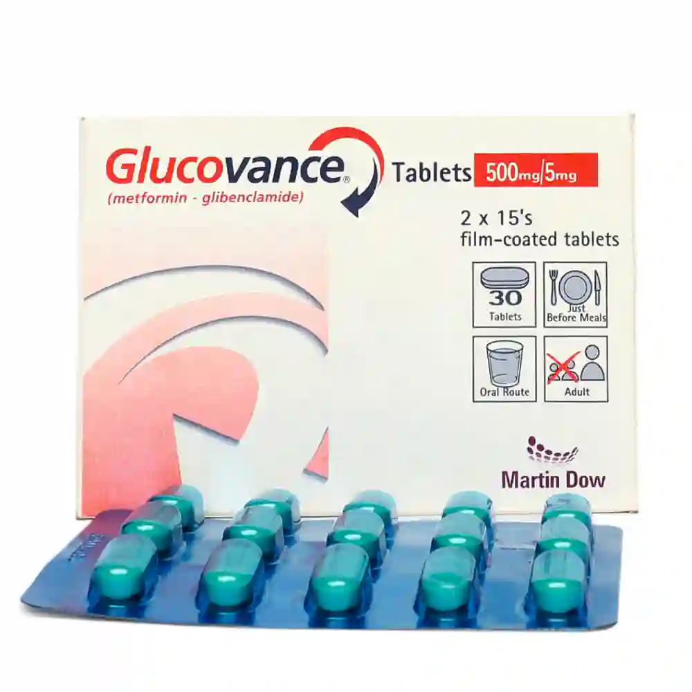 Glucovance 5/500mg