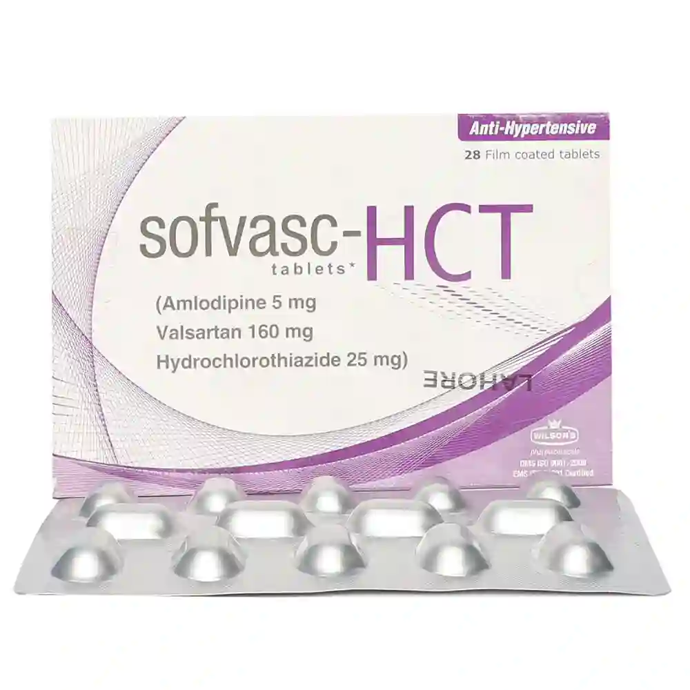 Sofvasc-HCT 5mg/160mg/25mg