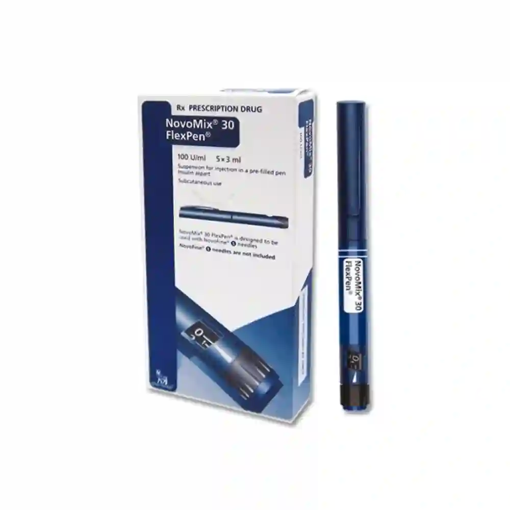 Novomix 30 Flexpen 100 IU 5 Pre Filled Pen 3ml