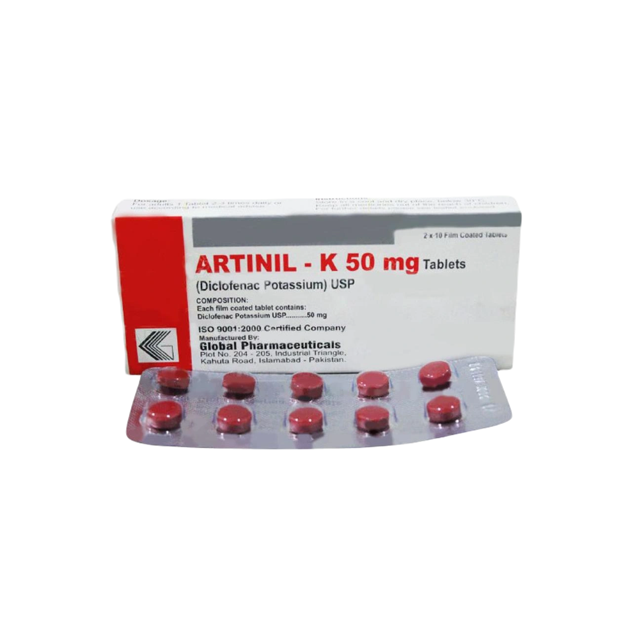 Artinil-K 50mg